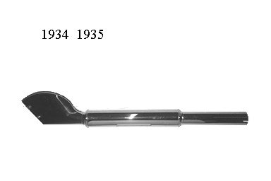 1935 SCARICHI FISHTAIL L 880mm D 664mm