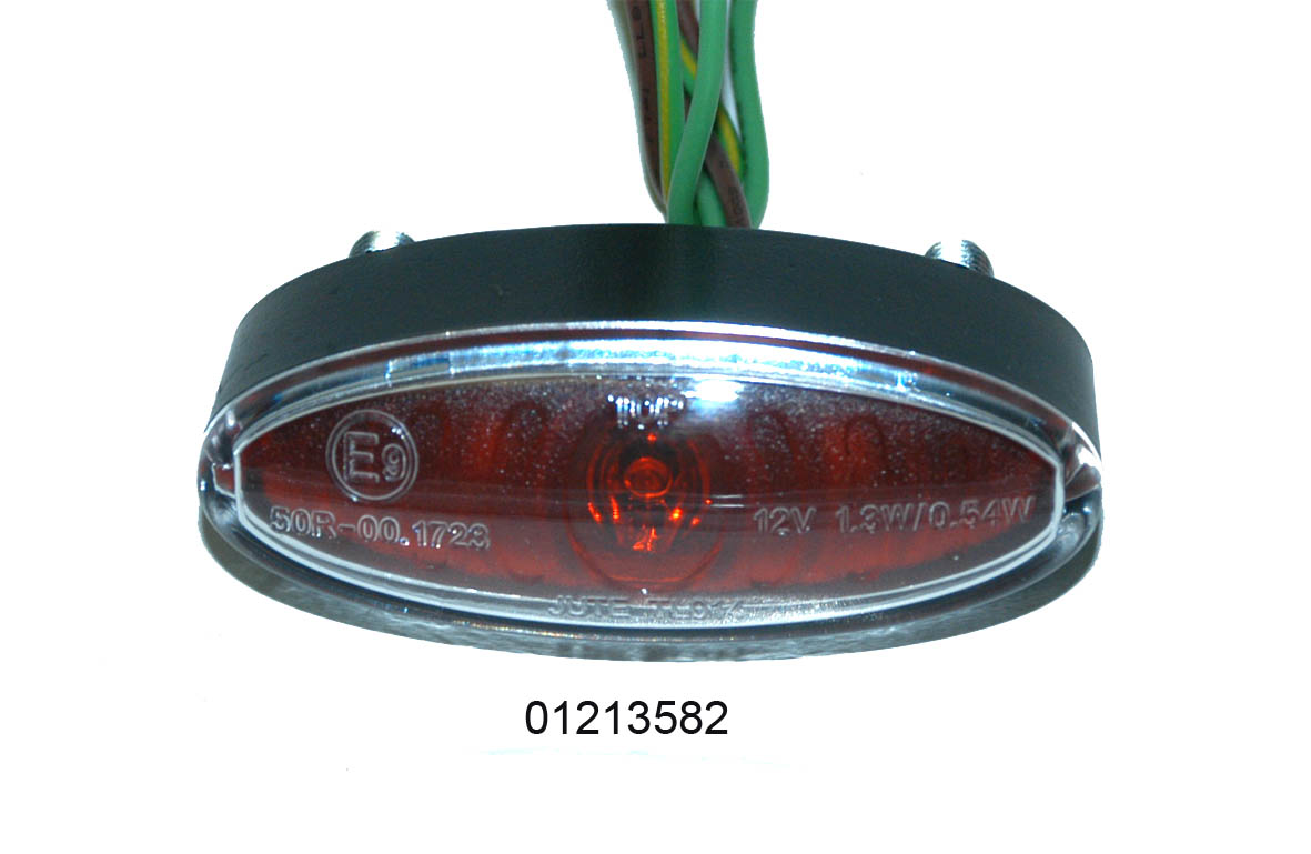 01213582 LUCETTA STOP LED \"E\" L.53 H.20 P.22mm