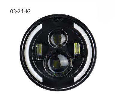 03-24HG FARO DA 7 NERO LED CON FRECCE