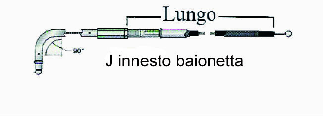 HDJGA84 CAVO GAS APERTURA HD 84CM 90g BAIONETTA