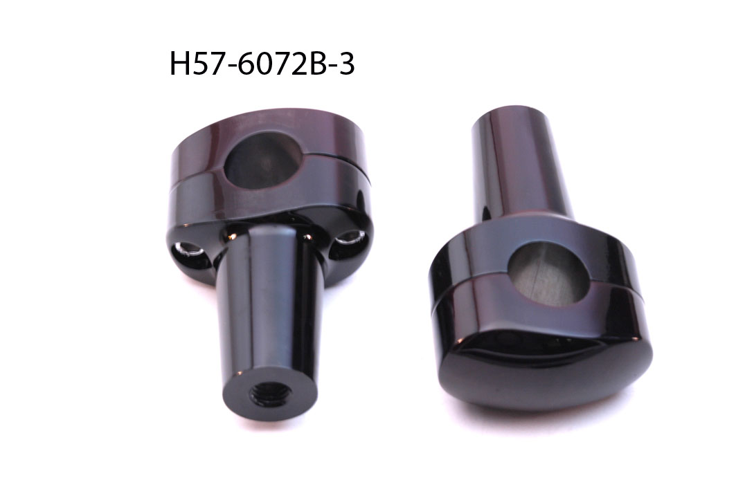 H57-6072B-3 RISERS NERI BLACK WIDOW ALTI 7.5cm