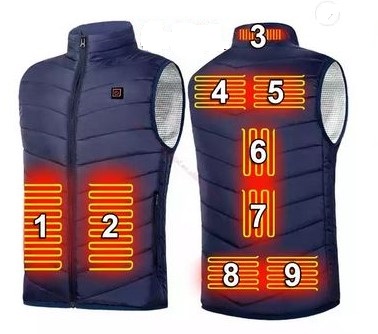 35-25HG1 GILET 9 PUNTI TORACE 106cm e ALTEZZA 64cm