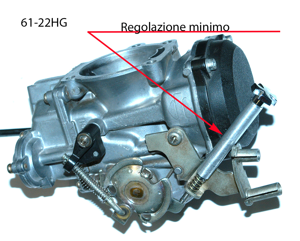 61-22HG Vite di regolazione del minimo Croce Maltese metallo CHR