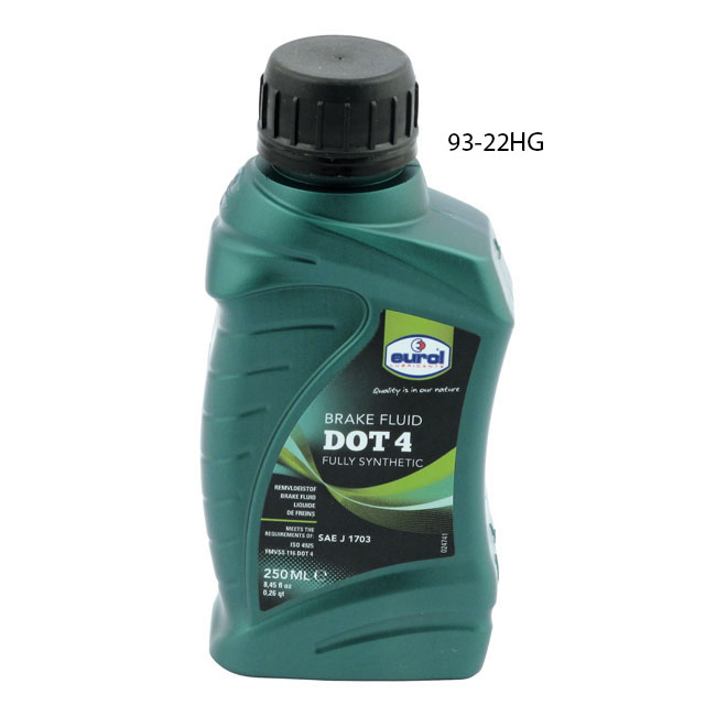 93-22HG EUROL DOT4 FLUIDO FRENI 250ML SINTETICO