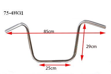 75-4HG1 MANUBRIO "APE HANGER" MEDIO HD