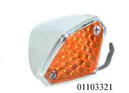 01103321 FRECCE DIAMOND CROMATO AMBRA A LED