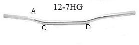 21-7HG RIDERBAR DA 25mm