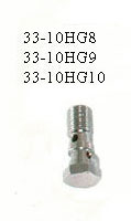 33-10HG9 Bullone doppio foro per doppio occhiello 10 passo 1.25