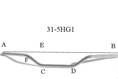 31-5HG1 MANUBRIO "SUPER BAR"PER HD